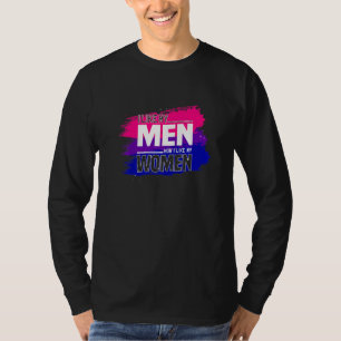 Ik hou van mijn Mannen hoe ik graag mijn vrouwelij T-shirt