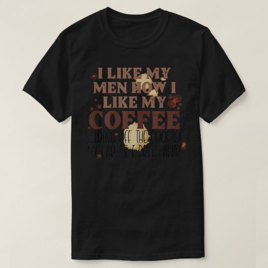 Ik hou van mijn Mannen hoe ik het leuk vind dat mi T-shirt (Design voorkant)