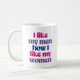 Ik hou van mijn mannen zoals ik van mijn vrouwen h koffiemok