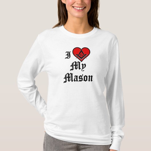 Ik hou van mijn mason t-shirt (Voorkant)