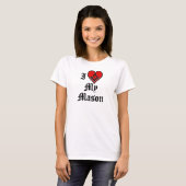 Ik hou van mijn mason t-shirt (Voorkant volledig)
