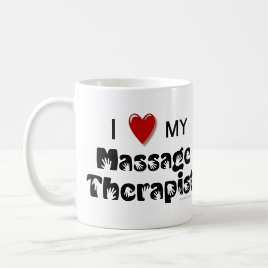 Ik hou van mijn Massage Therapistische Mok (Links)