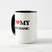 Ik hou van mijn Mechanic Mok (Voorkant links)