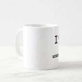 Ik hou van mijn MECHANISCHE ENGINEER Koffiemok (Voorkant links)