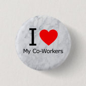 Ik hou van mijn medewerkers ronde button 3,2 cm (Voorkant)