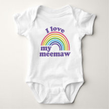 Ik hou van mijn Meemaw - Cute Rainbow