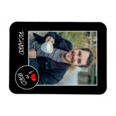 Ik hou van mijn merk, aangepaste foto - op maat ge magneet (Horizontaal)