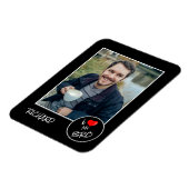 Ik hou van mijn merk, aangepaste foto - op maat ge magneet (Linkerzijde)