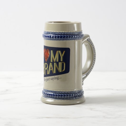 Ik hou van mijn merk Mok (Voorkant rechts)