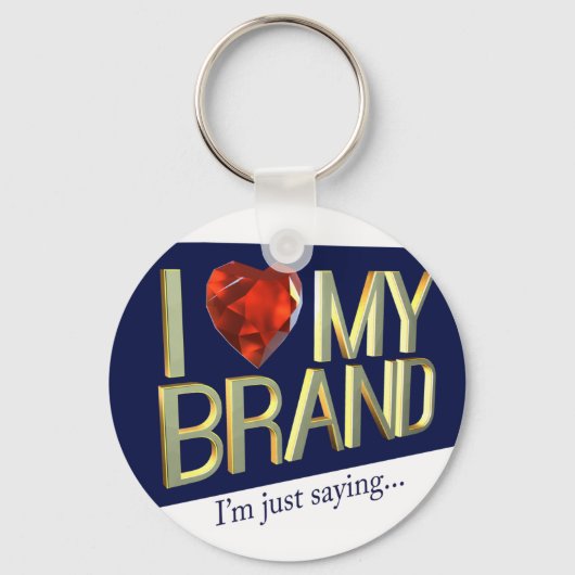 Ik hou van mijn merk Sleutelhanger (Voorkant)
