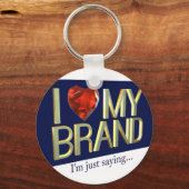 Ik hou van mijn merk Sleutelhanger (Voorkant)