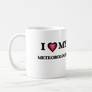 Ik hou van mijn meteoroloog koffiemok