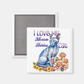 Ik hou van mijn Mexicaanse haarloze kat Magneet (Voorkant / Achterkant)