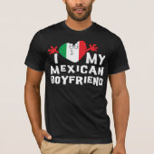 Ik hou van mijn Mexicaanse vriend T-Shirt (Voorkant)