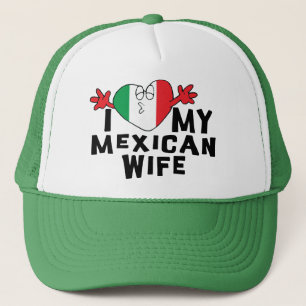 Ik hou van mijn Mexicaanse vrouw Trucker Pet