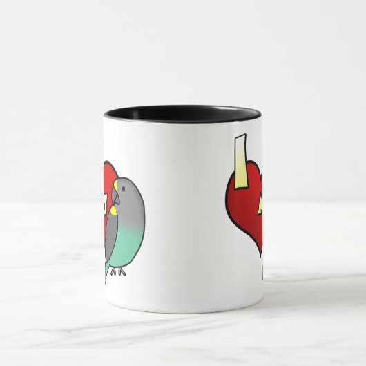 Ik hou van mijn Meyers Parrot Mok (Midden)