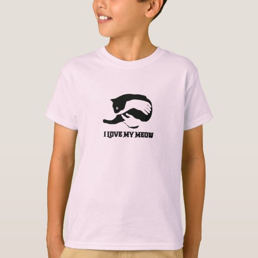 Ik hou van mijn miauw Tri-Blend shirt (Voorkant)