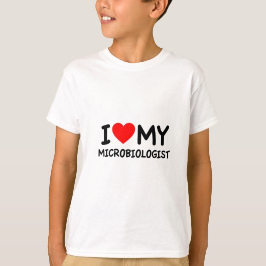 Ik hou van mijn microbioloog t-shirt (Voorkant)