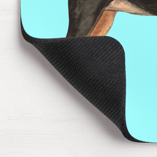 Ik hou van mijn Min Pin Muismat (Hoek)