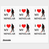 Ik hou van mijn Minelab decal sticker (Vel)