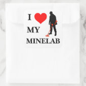 Ik hou van mijn Minelab decal sticker (Tas)