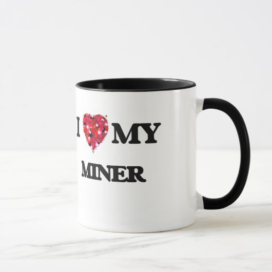 Ik hou van mijn Miner Mok (Rechts)