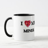 Ik hou van mijn Miner Mok (Links)