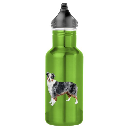 Ik hou van mijn Mini American Shepherd Waterfles (Rechts)
