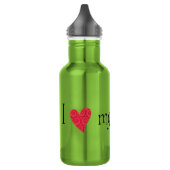 Ik hou van mijn Mini American Shepherd Waterfles (Links)