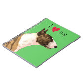 Ik hou van mijn Mini Bull Terrier Notitieboek (Linkerzijde)