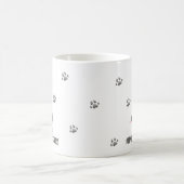 Ik hou van mijn mini Schnauzer Roze koffie Mok (Center)