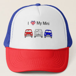 Ik hou van mijn mini-T-shirt Trucker Pet