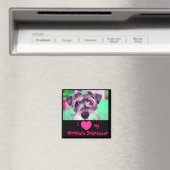 Ik hou van mijn miniatuur Schnauzer magneet (Insitu (Vaatwasser))