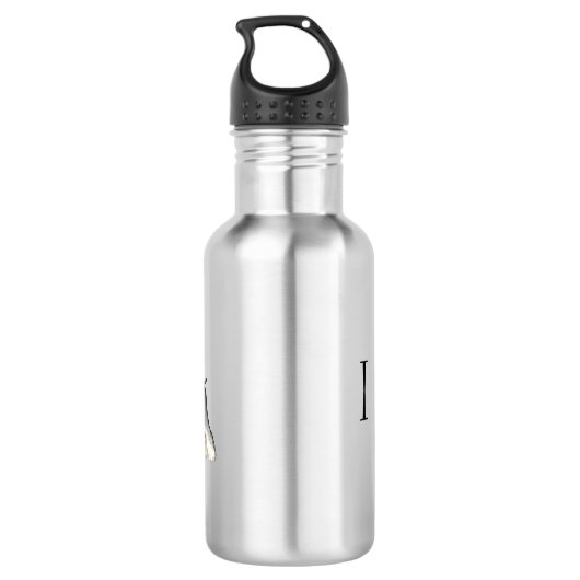 Ik hou van mijn miniatuur Schnauzer Waterfles (Achterkant)