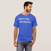 Ik hou van mijn missionair LDS-model T-shirt (Voorkant volledig)