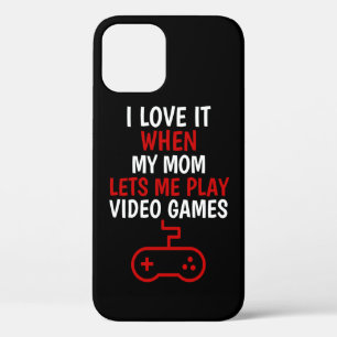 Ik hou van mijn moeder als ze me laat videogames s Case-Mate iPhone case