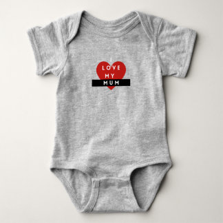 Ik hou van mijn moeder Baby Body Romper