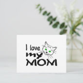 Ik hou van mijn moeder briefkaart (Staand voorkant)