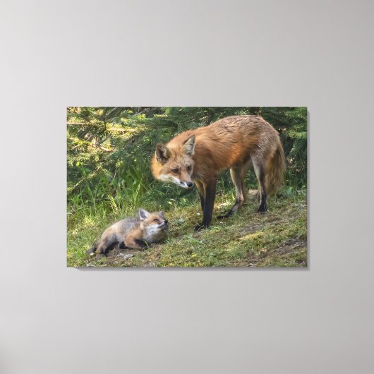 Ik hou van mijn moeder canvas afdruk (Voorkant)