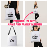 Ik hou van mijn moeder crossbody tas