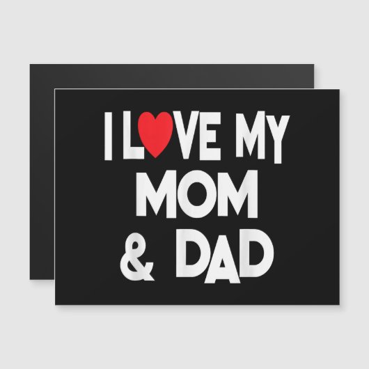 Ik hou van mijn moeder en vader - gevierd als fami (Voorkant / Achterkant)