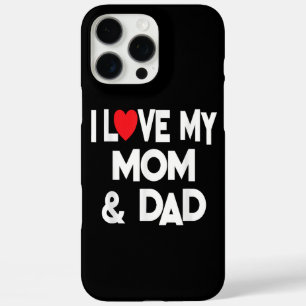 Ik hou van mijn moeder en vader - gevierd als fami iPhone 16 pro max hoesje