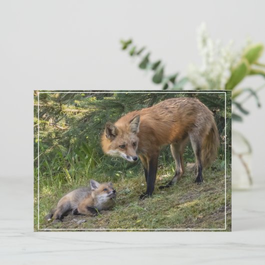 Ik hou van mijn moeder feestdagenkaart (Staand voorkant)