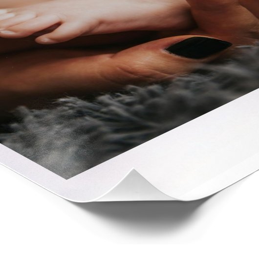 Ik hou van mijn moeder fotocollage Moeder Modern Perfect Poster (Hoek)