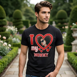Ik hou van mijn moeder gepersonaliseerd t-shirt