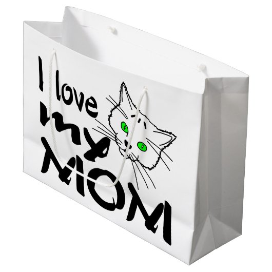 Ik hou van mijn moeder groot cadeauzakje (Voorkant Gekanteld)