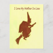 Ik hou van mijn moeder in de wet briefkaart (Voorkant)