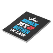 Ik hou van mijn moeder in de wet notitieblok (Linkerzijde)