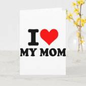 Ik hou van mijn moeder kaart (Gele Bloem)