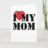 Ik hou van mijn moeder kaart (Voorkant)